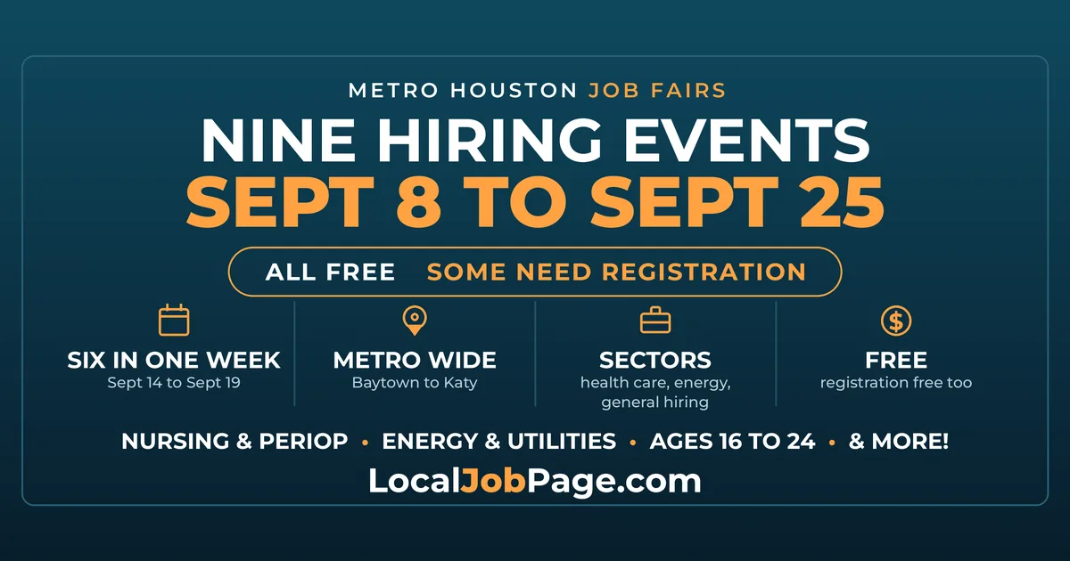Fall 2026 Houston Job Fairs & Hiring Events: Your Complete Guide
